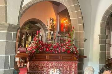 Telde rinde tributo a San Lorenzo en la capital grancanaria/Francisco Javier Santana.